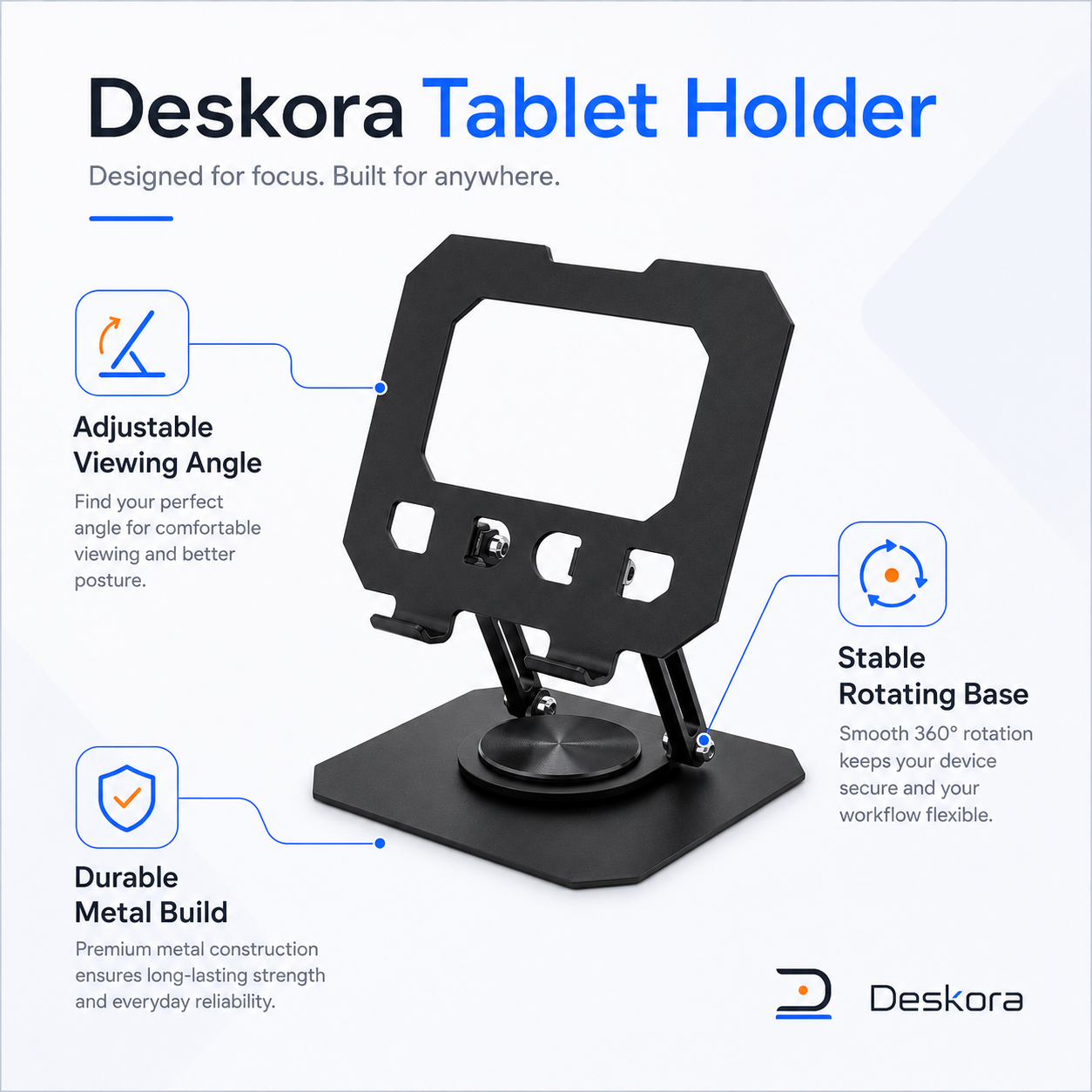 Deskora Tablet Holder