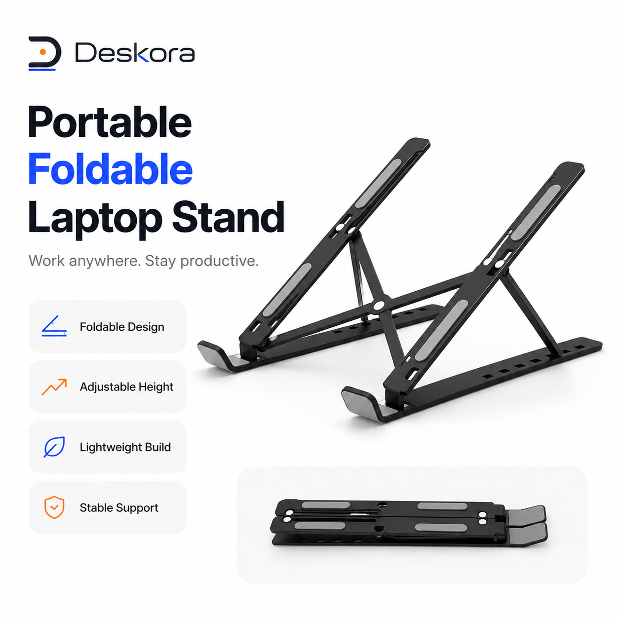 Portable Foldable Laptop Stand