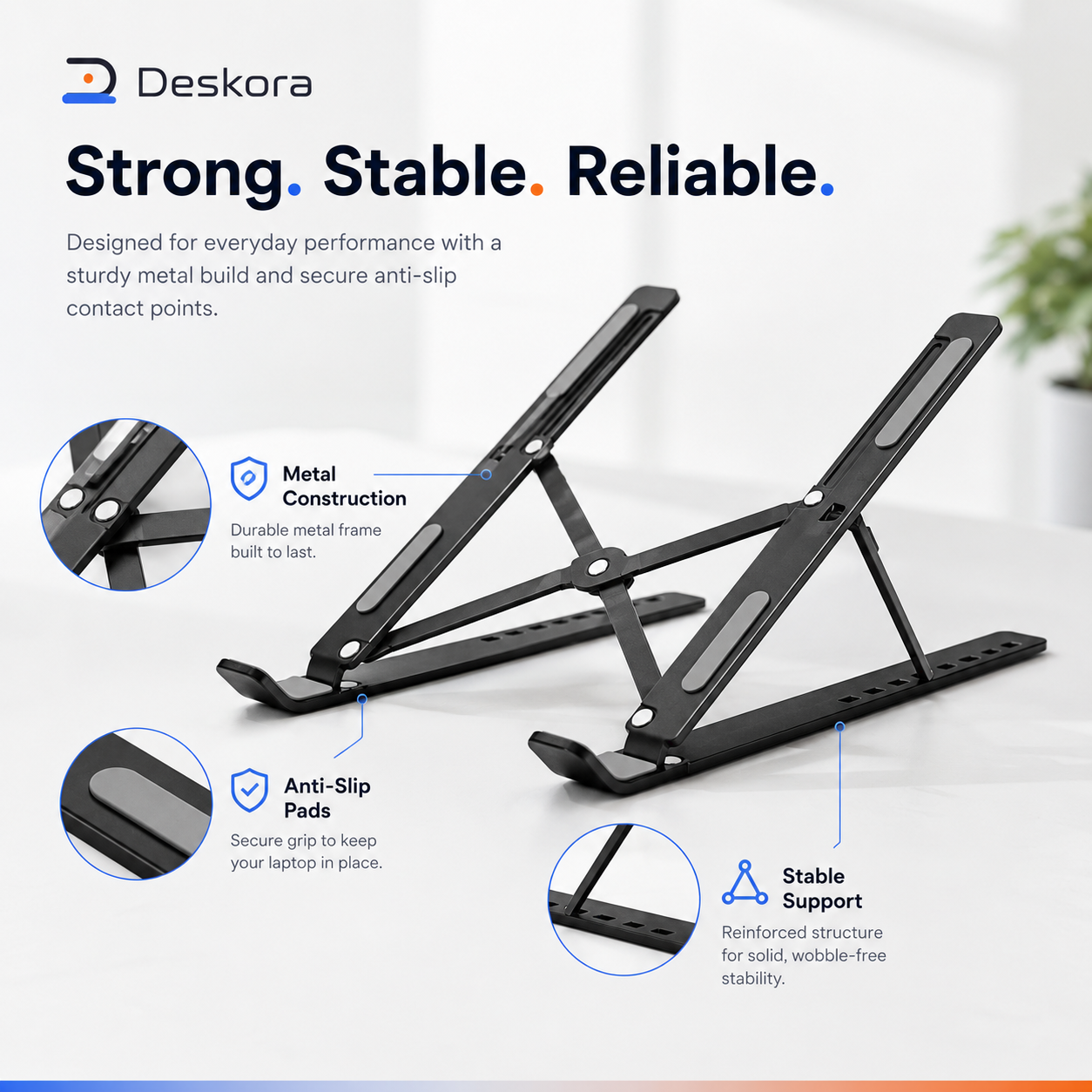 Portable Foldable Laptop Stand